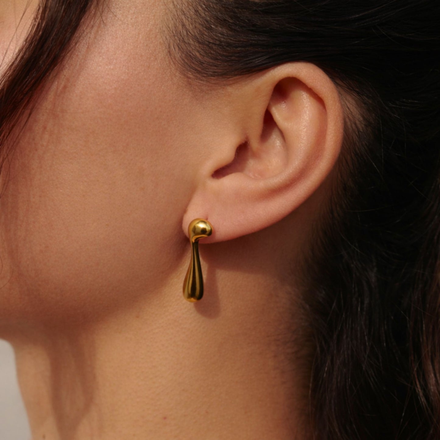 mismatched earrings gold