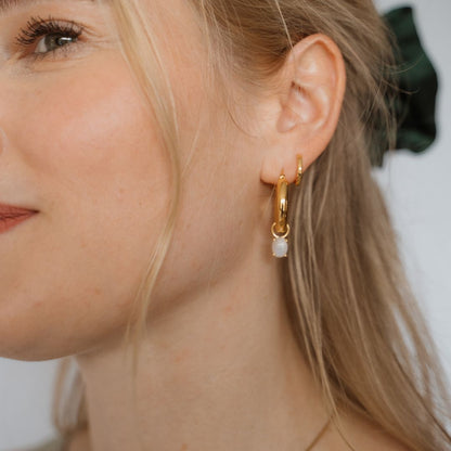 moonstone anhaenger fuer hoop earrings charms necklace