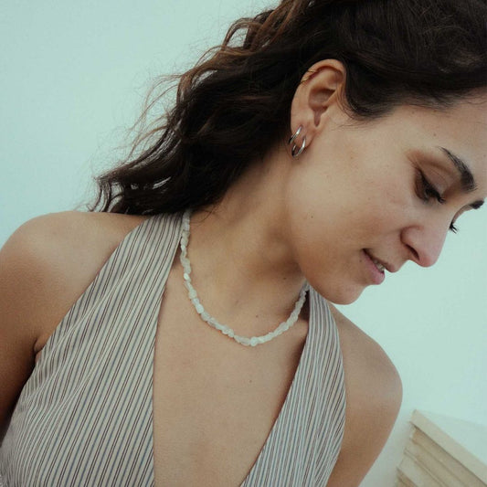 moonstone natural stone necklace