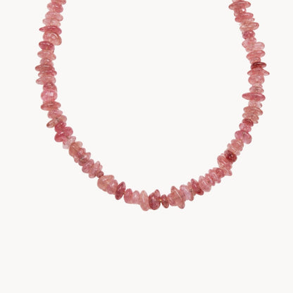 Strawberry Quartz Necklace ANGELA