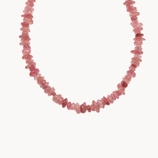 Strawberry Quartz Necklace ANGELA