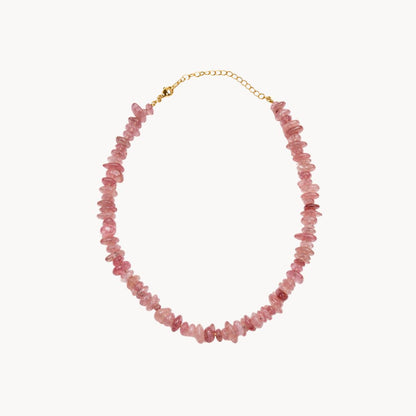 Strawberry Quartz Necklace ANGELA
