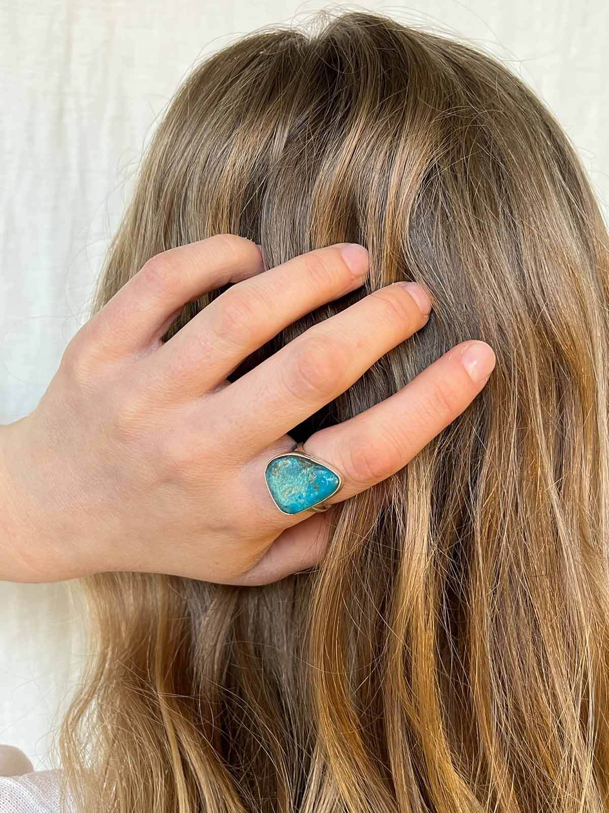 navajo ring tuerkis boho ring besondere geschenkideen fuer frauen