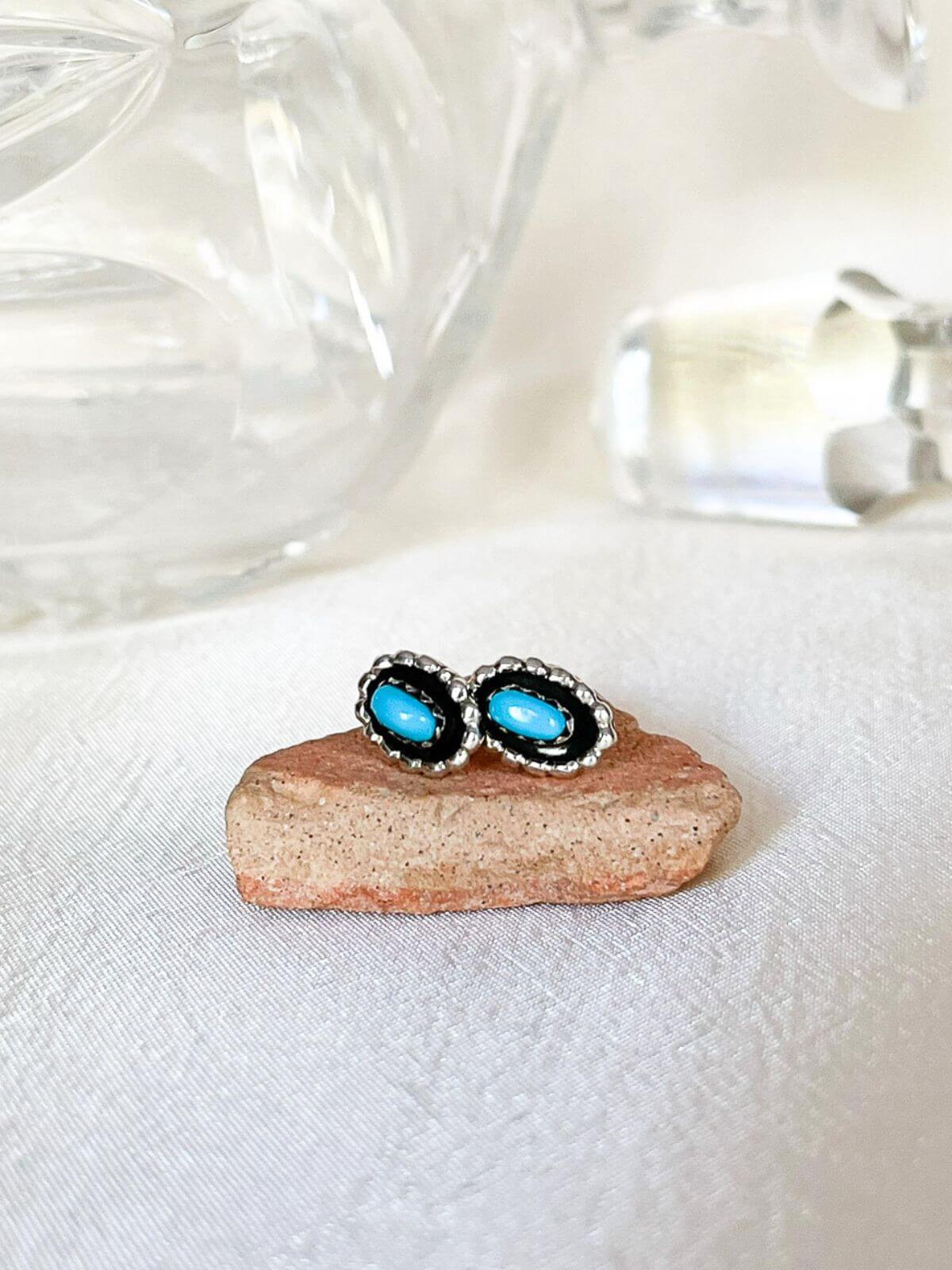 navajo studs sterling silver studs