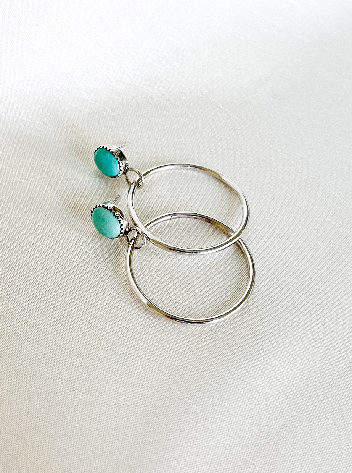 TURQUOISE HOOPS MAI