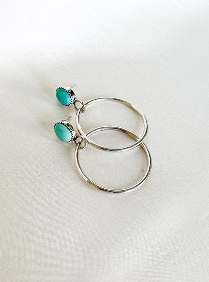 TURQUOISE HOOPS MAI