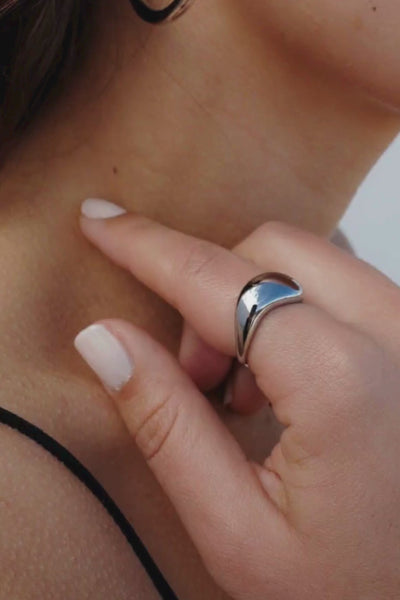 silver ring danish design ring