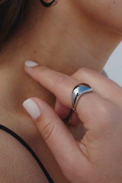 silver ring danish design ring