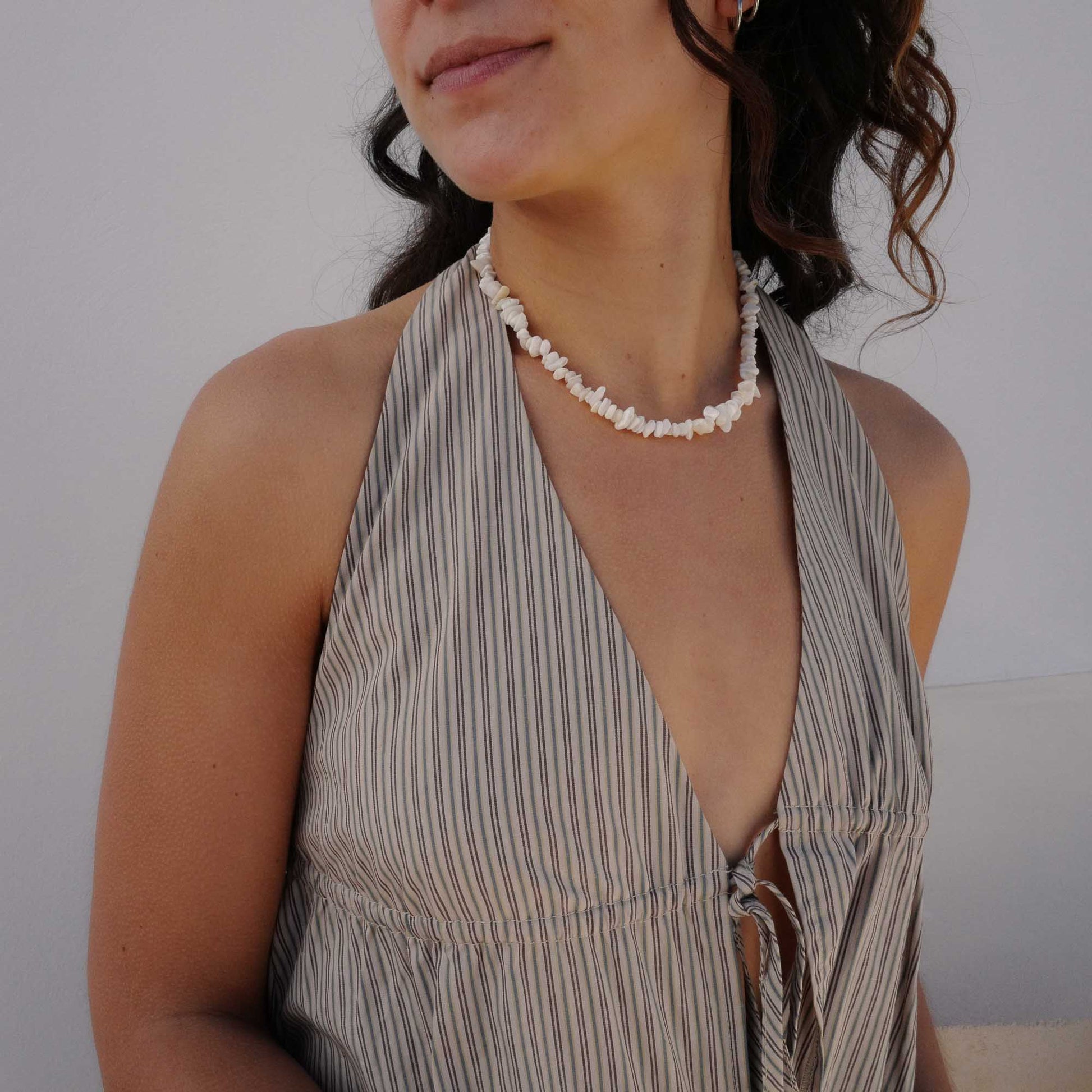 puka shell necklace natural shell jewelry
