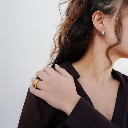 RIVA Verstellbarer Ring Gold 