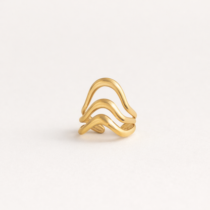 Verstellbarer Ring Silber MARINA