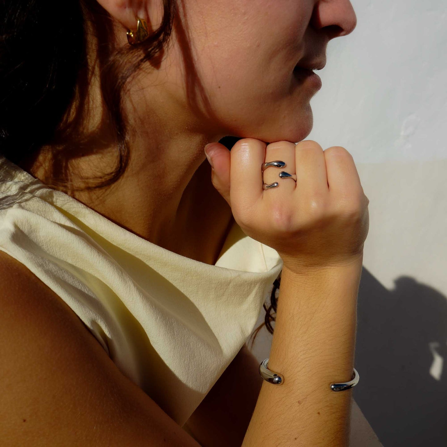 Adjustable Ring Silver MARIEM