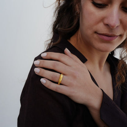 RIVA Verstellbarer Ring Gold 