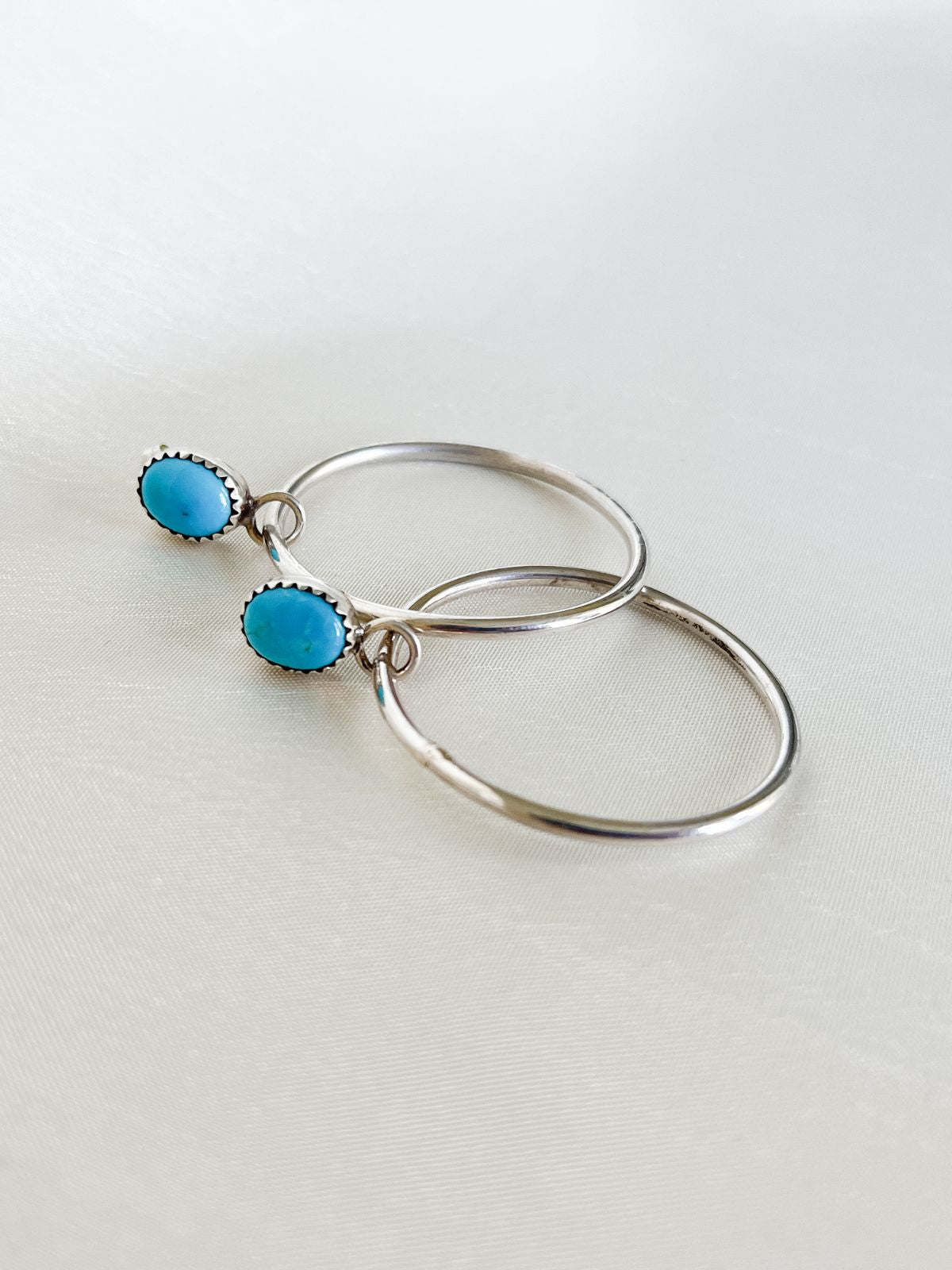 TURQUOISE HOOPS YÁ