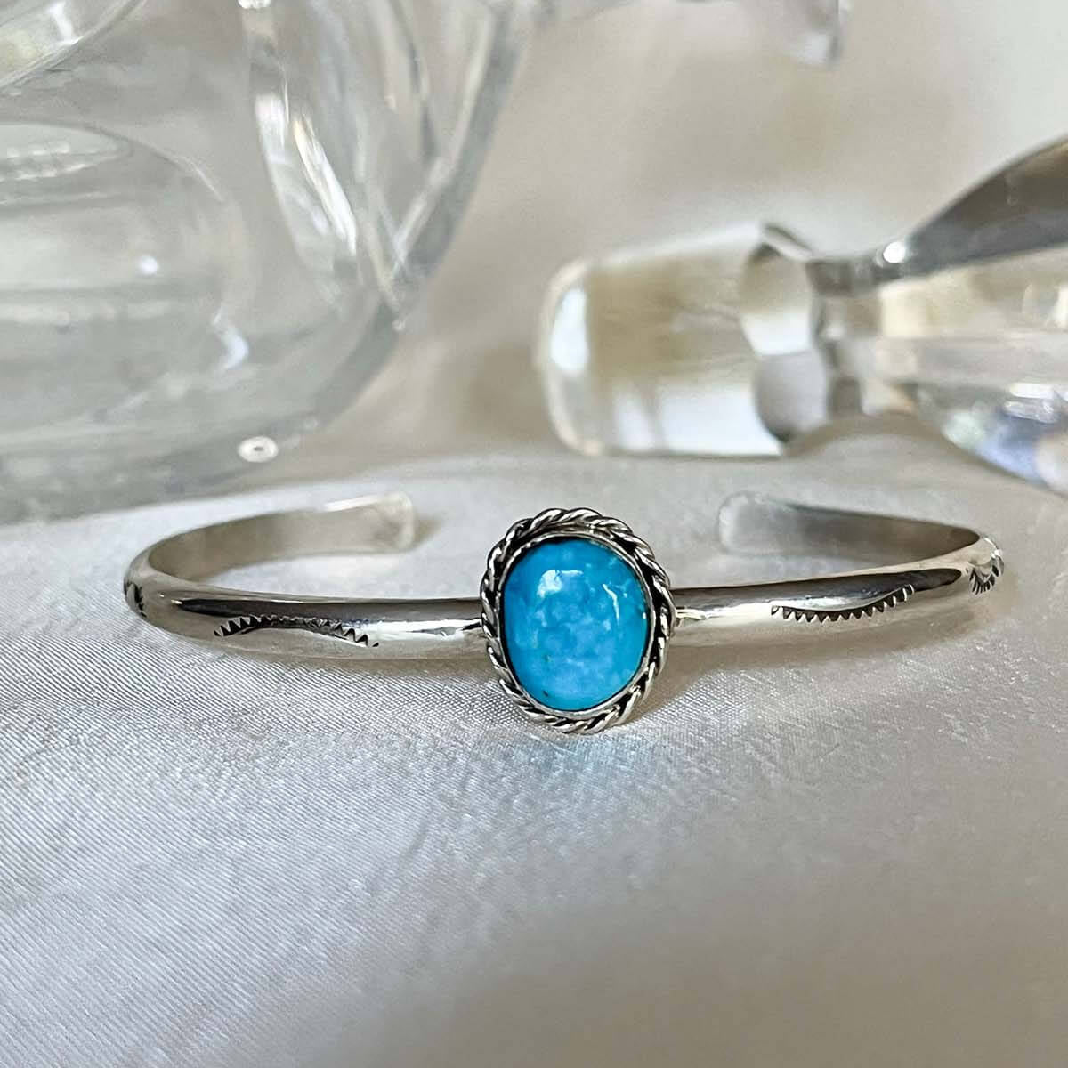 silberarmband tuerkis handgefertigt runde