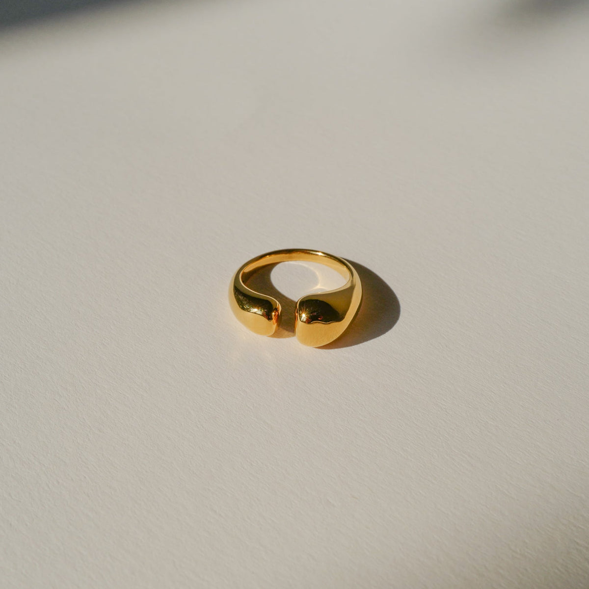 gold wave ring adjustable waterproof ring