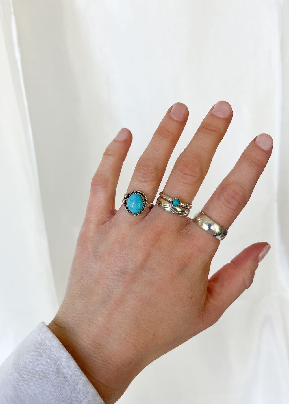 tueerkis ring silver