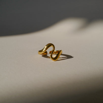 MAREA Adjustable Ring Silver